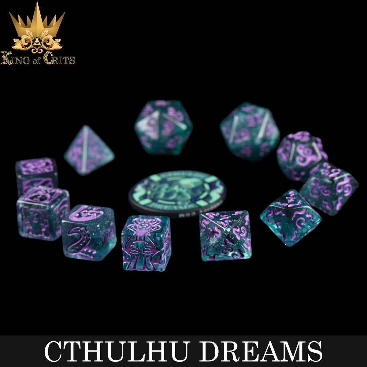 DND Dice - Cthulhu Dreams - 11 Dice Set