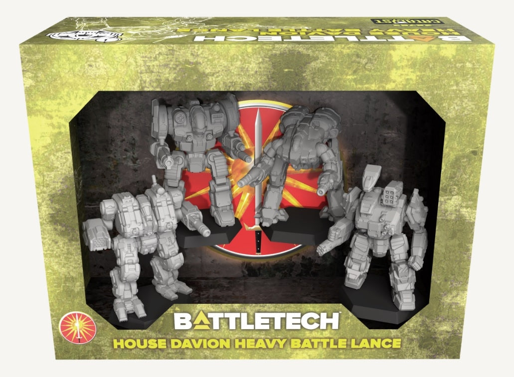 BattleTech: Miniature Force Pack- House Davion Heavy Battle Lance