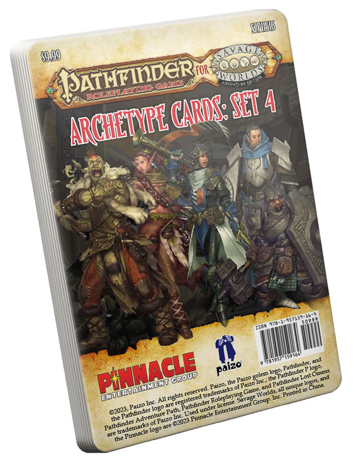 Pathfinder for Savage Worlds RPG: Archetype Set 4