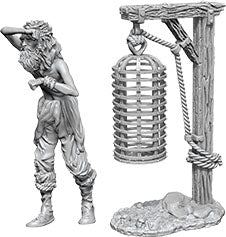 WizKids Deep Cuts Unpainted Miniatures: Hanging Cage