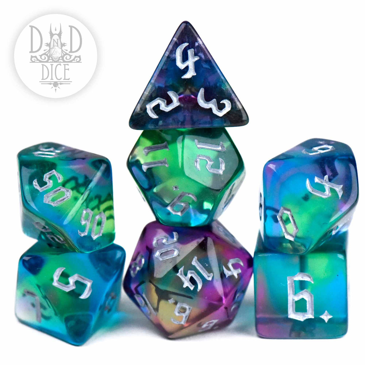DND Dice - Alluring Aurora