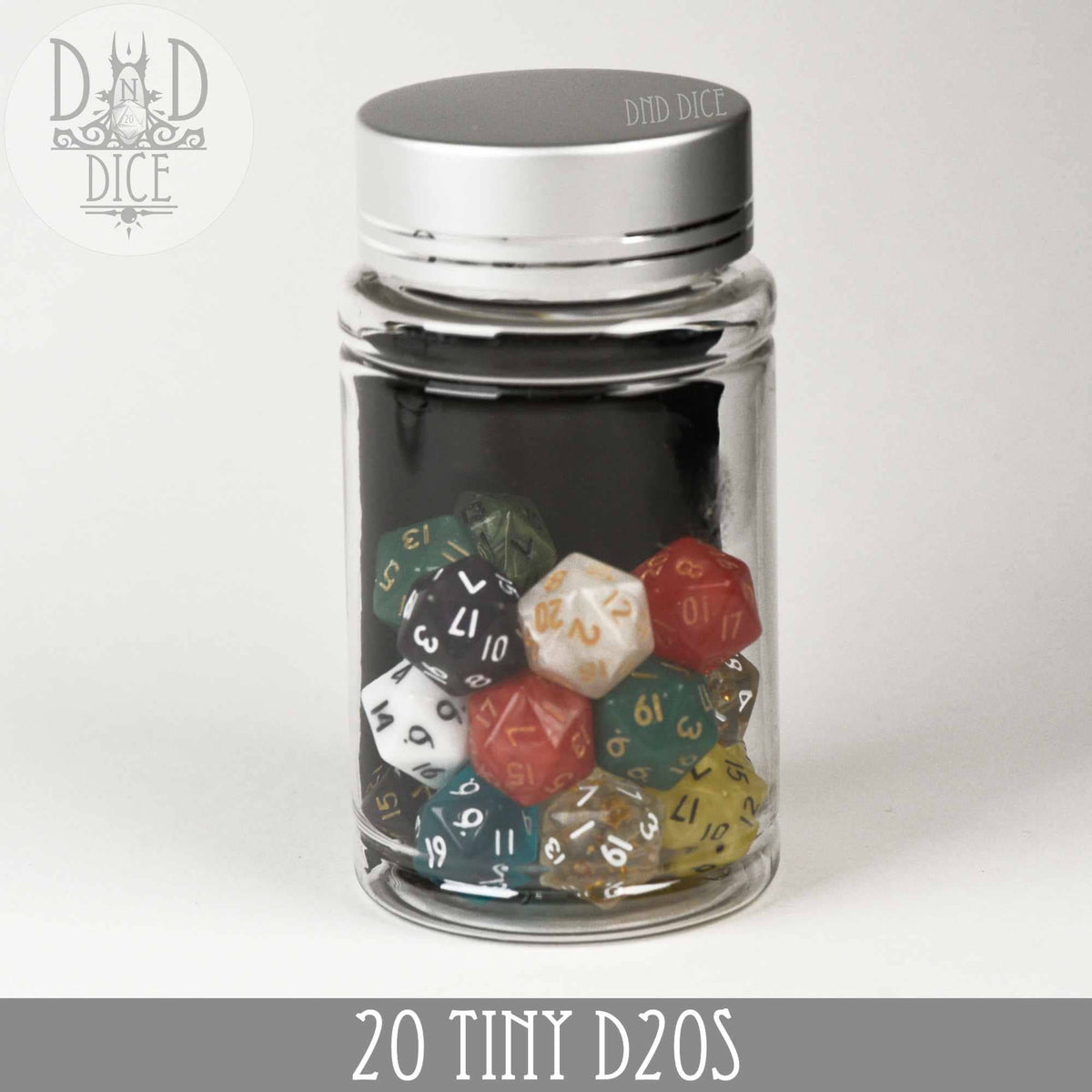 DND Dice - 20 Tiny D20's