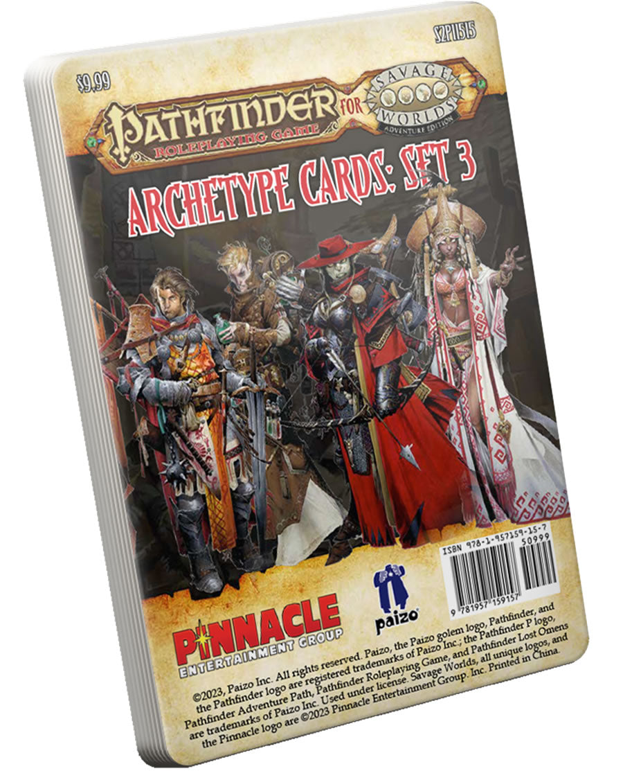 Pathfinder for Savage Worlds RPG: Archetype Set 3