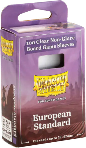 Dragon Shields: (100) European Standard Board Game Sleeves (59mm x 92mm)