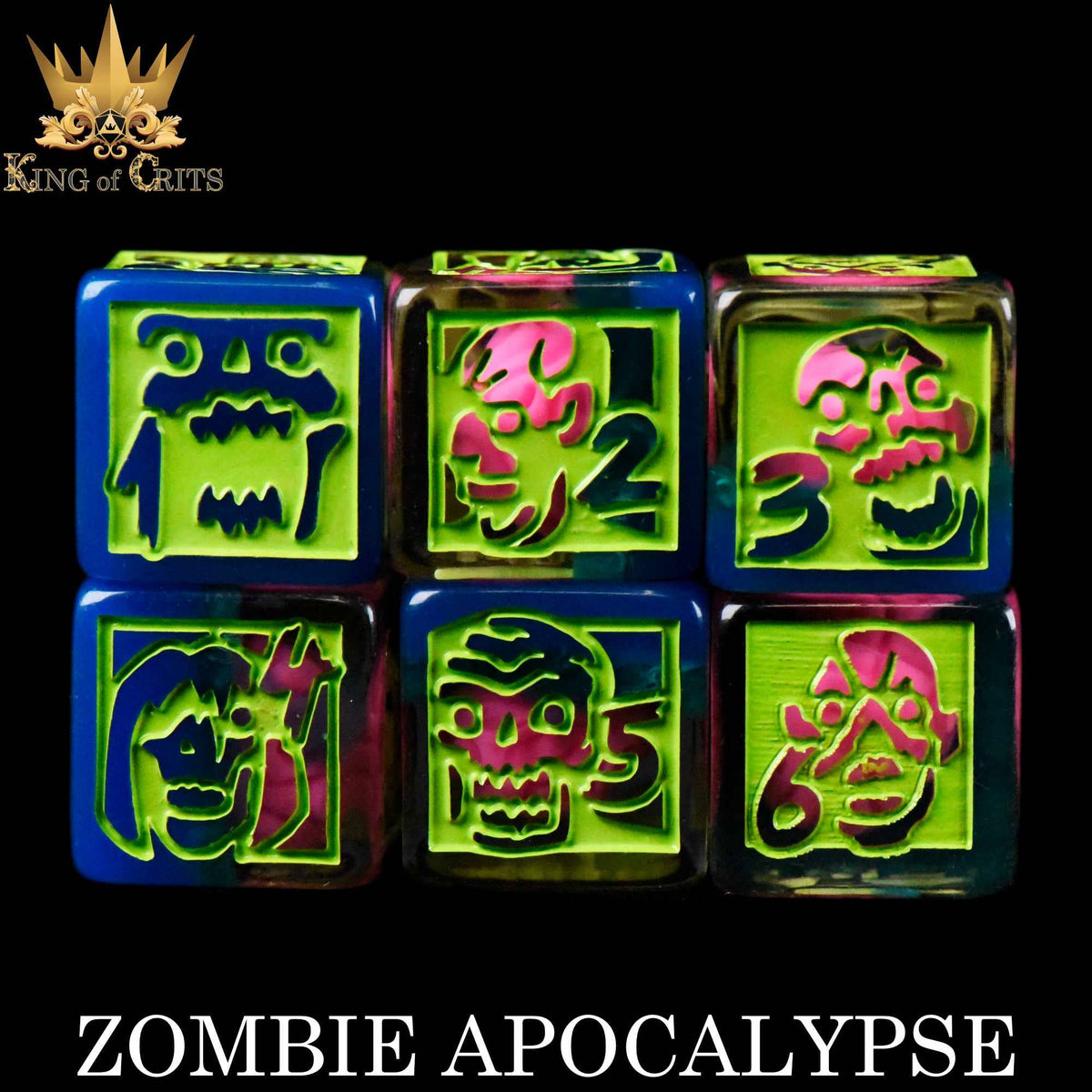 DND Dice- Zombie Apocalypse - 11 Dice Set