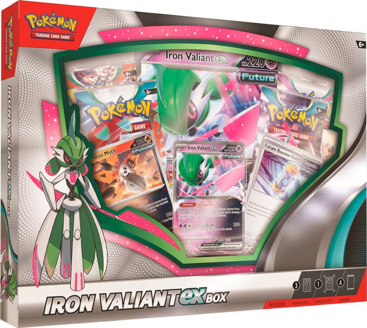 Pokemon TCG: Roaring Moon / Iron Valiant ex Box