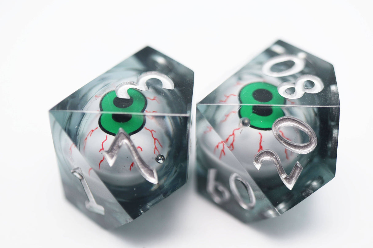 Foam Brain: Sharp Edge Moving Eye RPG Dice Set - Inkshot