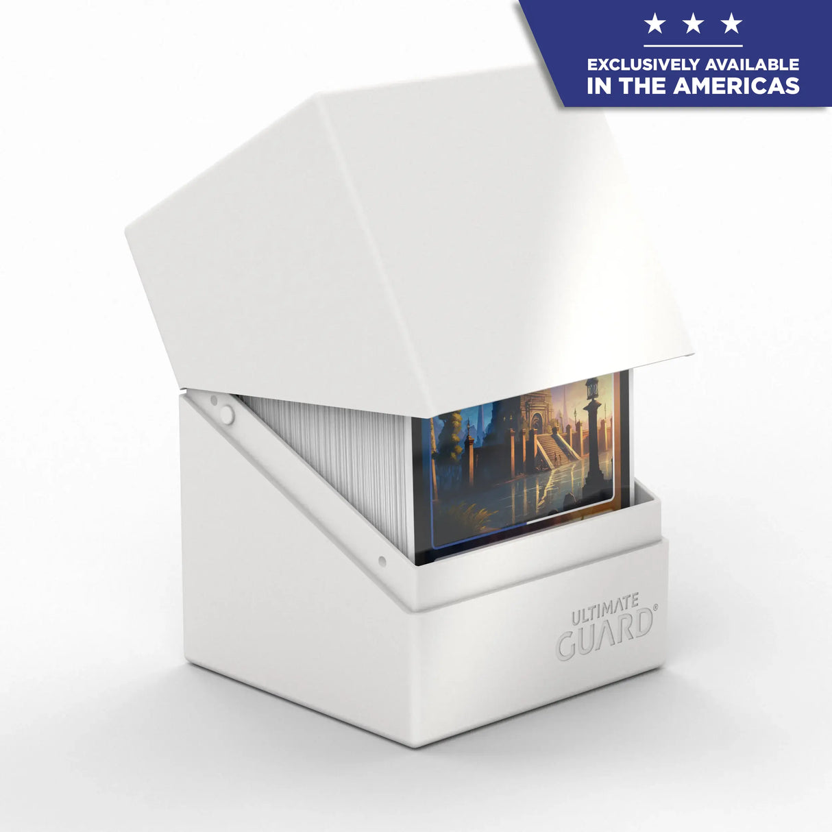 Ultimate Guard Deck Case Boulder 100+ Solid Opaque White