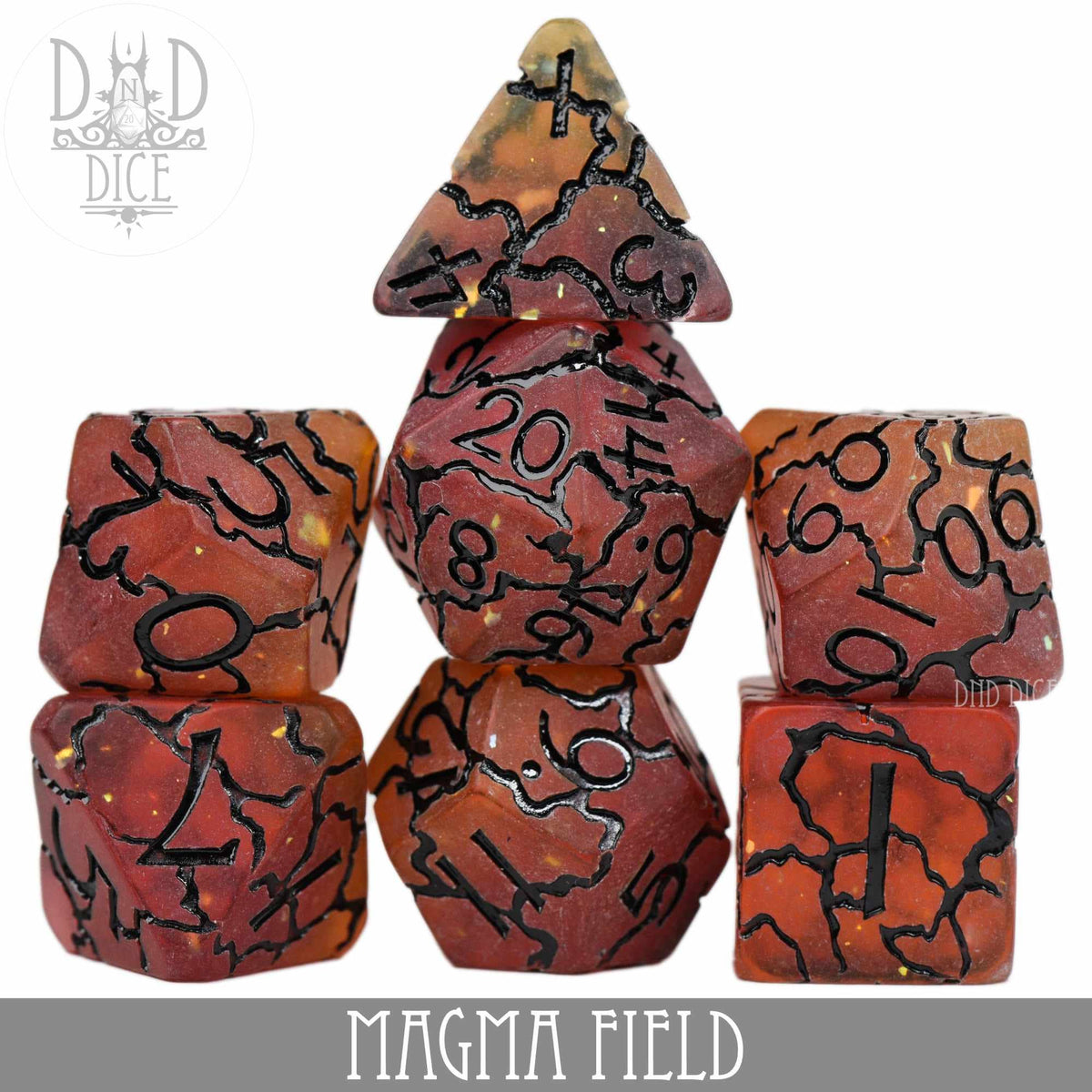 DND Dice - Magma Field