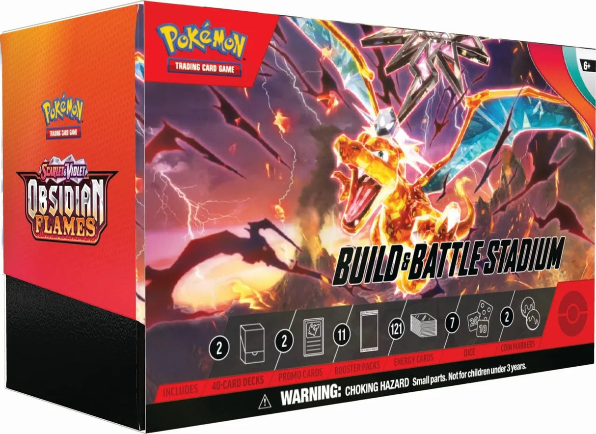 Pokemon TCG: Scarlet & Violet - Obsidian Flames Build & Battle Stadium