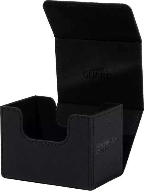 Ultimate Guard Deck Case: Sidewinder MonoColor 80+ Black