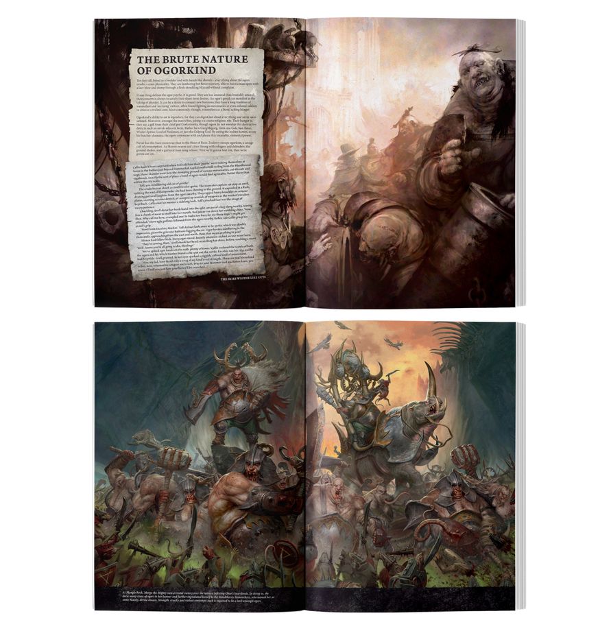 Warhammer: Age of Sigmar Destruction Battletome: Ogor Mawtribes
