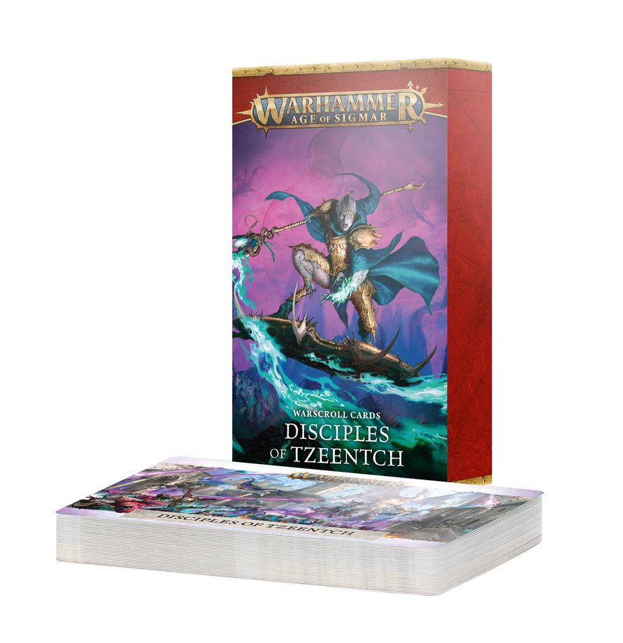 Warhammer Age of Sigmar Warscroll Cards: Disciples of Tzeentch
