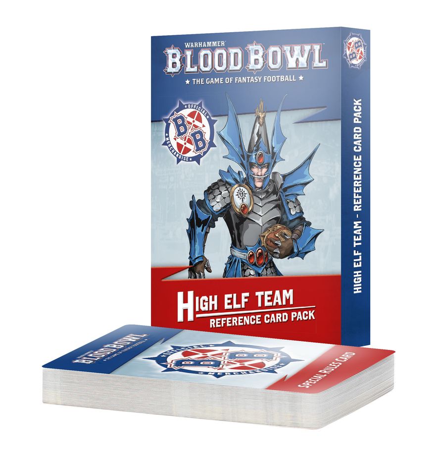 Warhammer Blood Bowl- High Elf Team Reference Card Pack