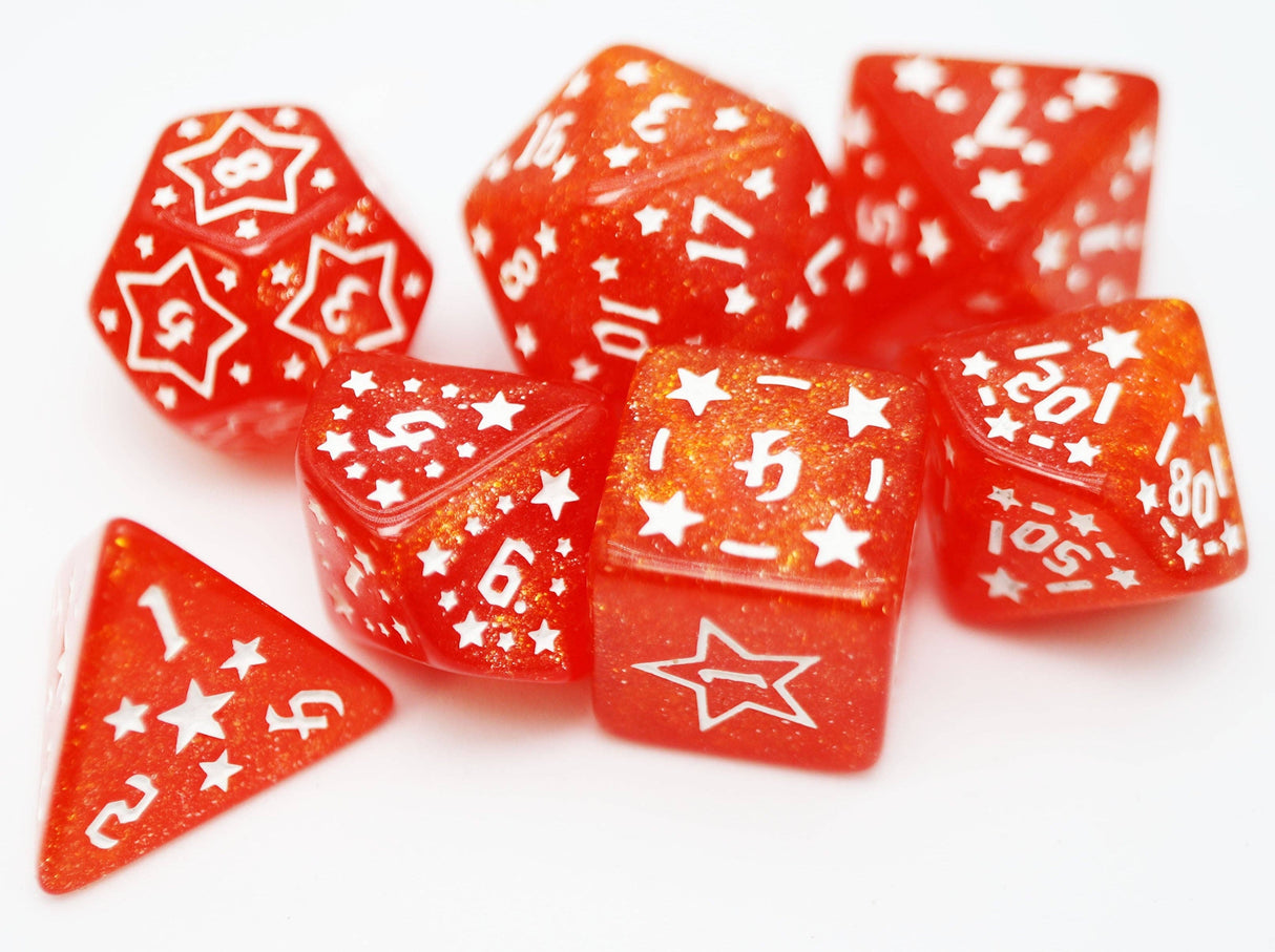 Foam Brain: Shooting Stars: Nitrogen RPG Dice Set