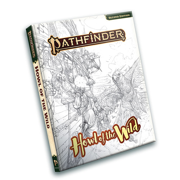 Pathfinder RPG: 2e: Howl of the Wild Sketch Cover