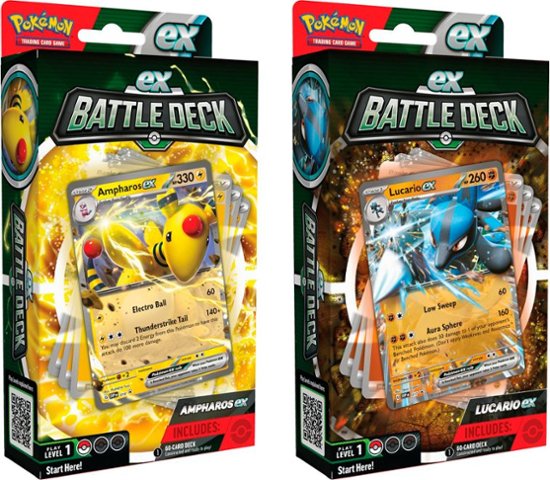 Pokemon TCG: Sword & Shield - Crown Zenith Ampharos ex/Lucario ex Battle Deck