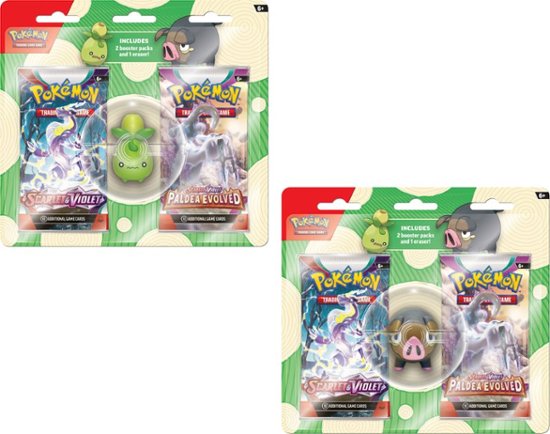 Pokemon TCG: Back to School Eraser Blister