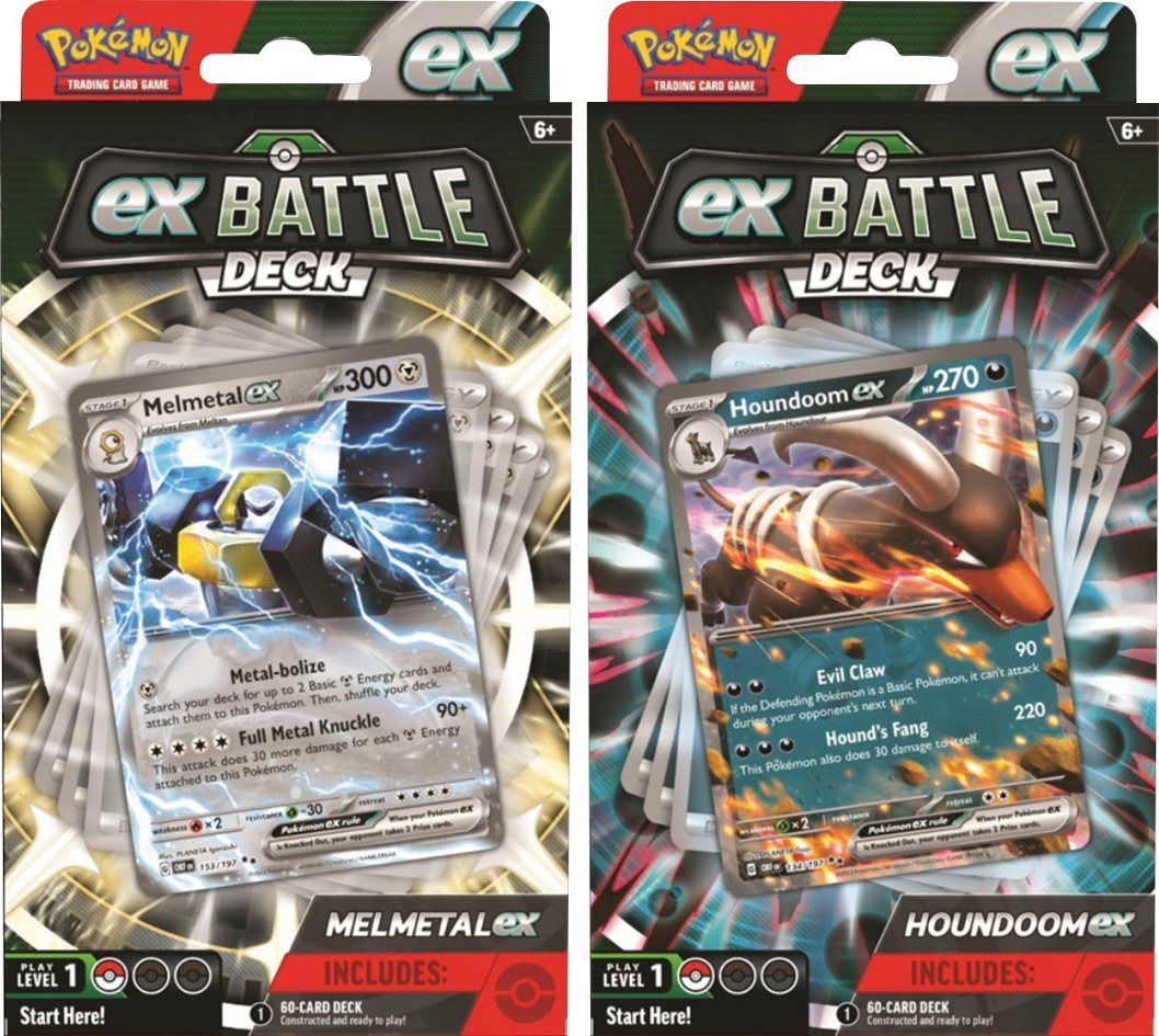 Pokemon TCG: Melmetal ex or Houndoom ex Battle Deck