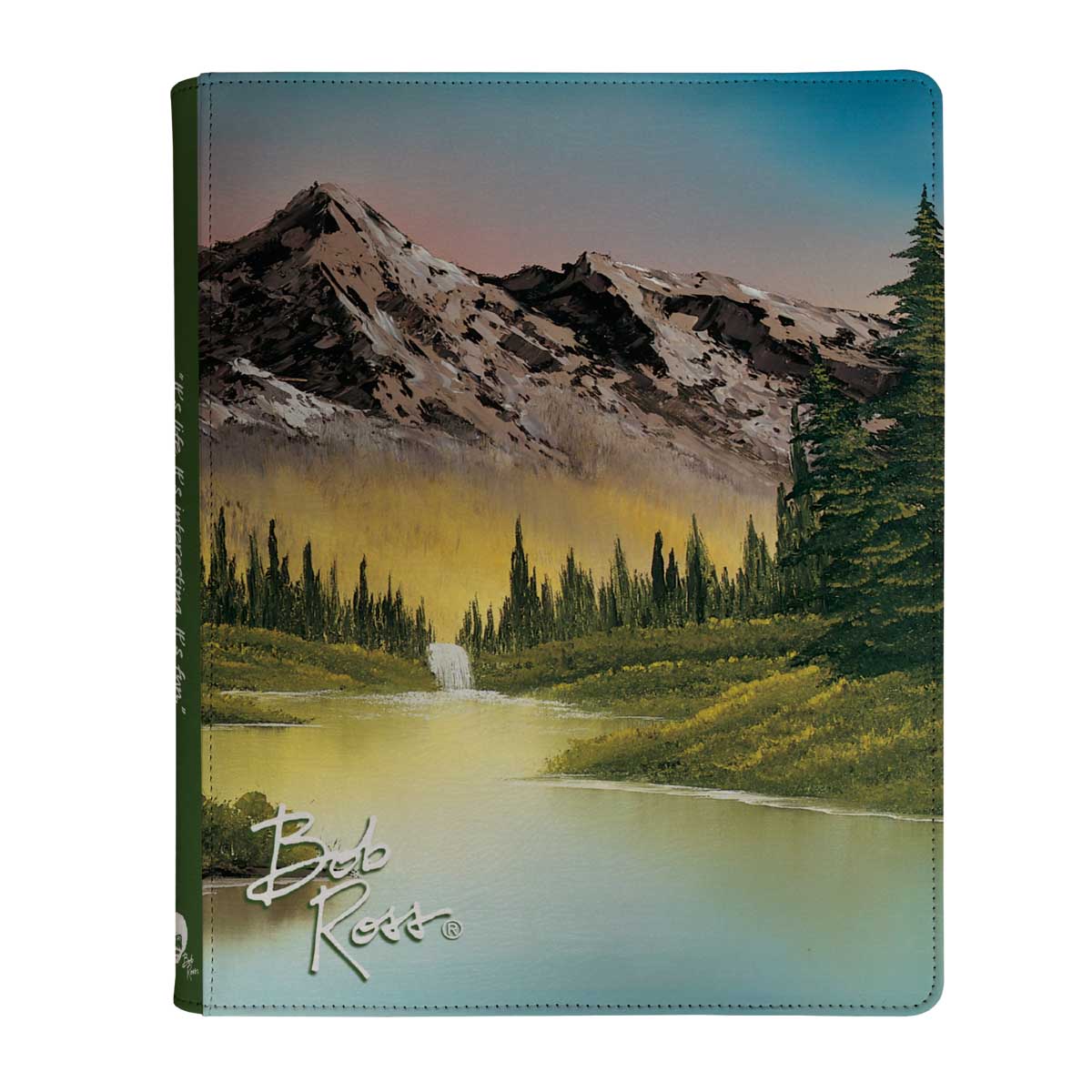 Ultra-Pro: 9-Pocket Zippered- Bob Ross Mountain Retreat