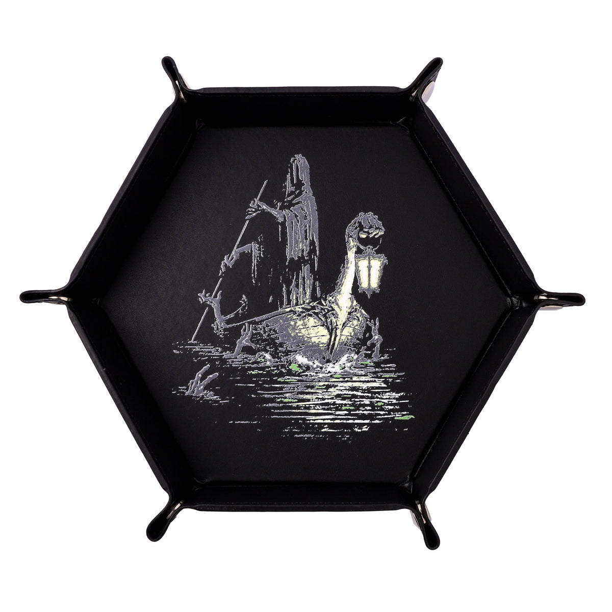 Hymgho Premium Dice - Table Armor Dice Tray - Boatman