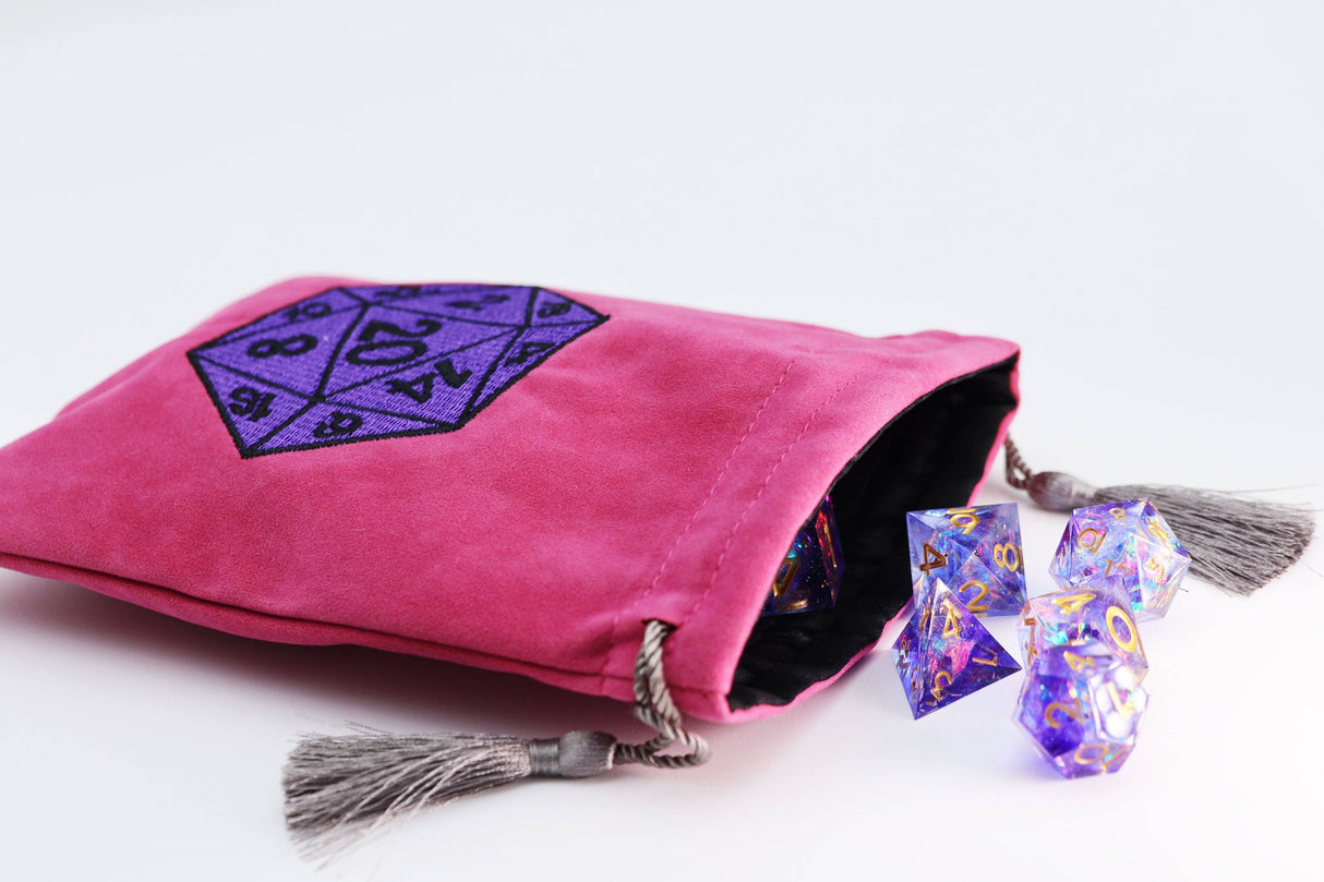 Foam Brain: Dice Bag - Purple D20