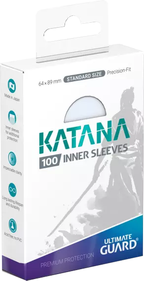 Ultimate Guard Sleeves Katana Inner Sleeve 100-Count