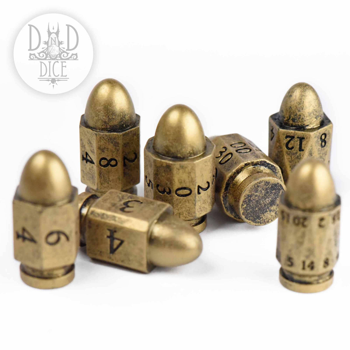 DND Dice - Top Brass