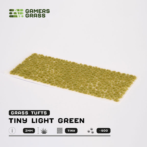 Gamers Grass Tufts: Tiny Tufts- Light Green- Tiny