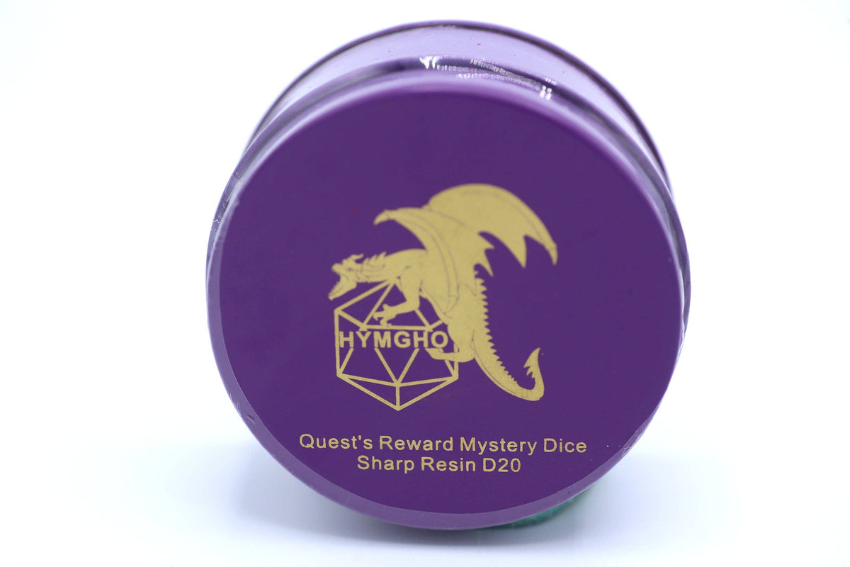 Hymgho Premium Dice - Quest's Reward Mystery Dice - Sharp Resin D20s