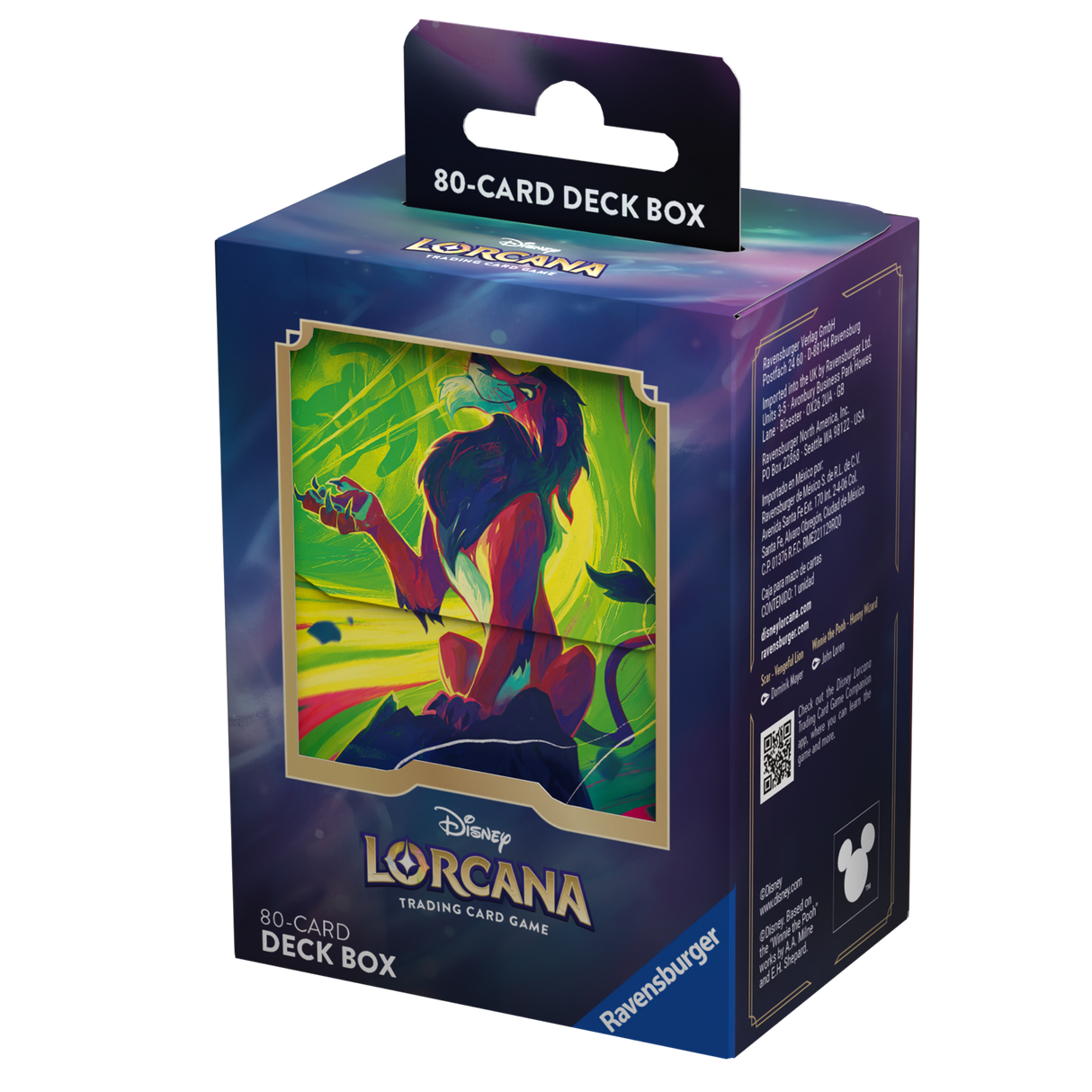 Disney Lorcana TCG: Azurite Sea - Deck Box, Scar
