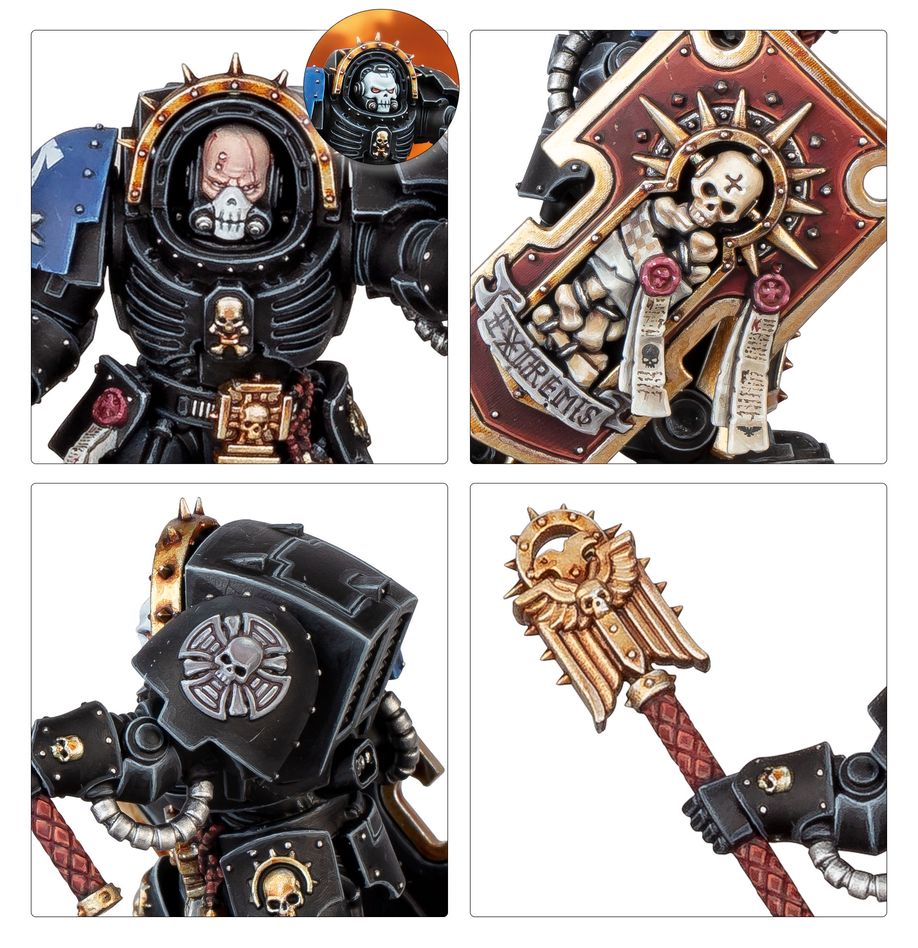 Warhammer 40,000 Space Marines - Chaplain in Terminator Armour