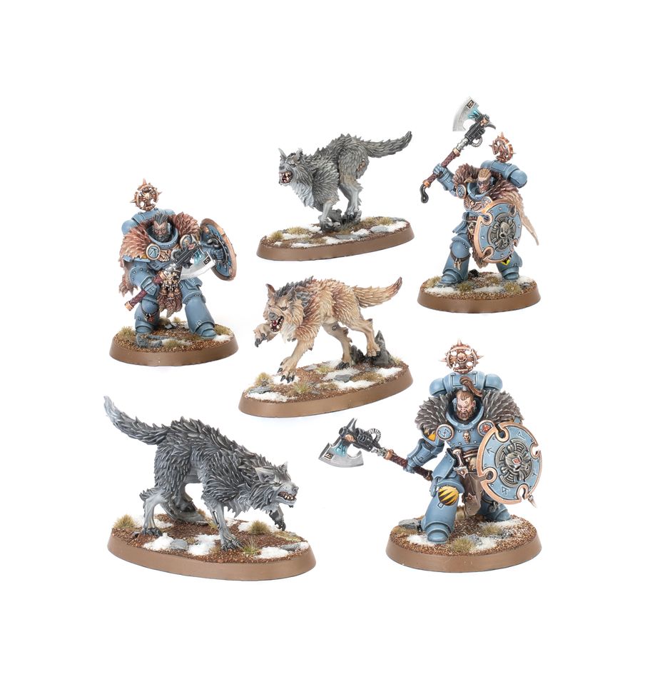 Warhammer 40,000- Space Wolves: Wolf Guard Headtakers