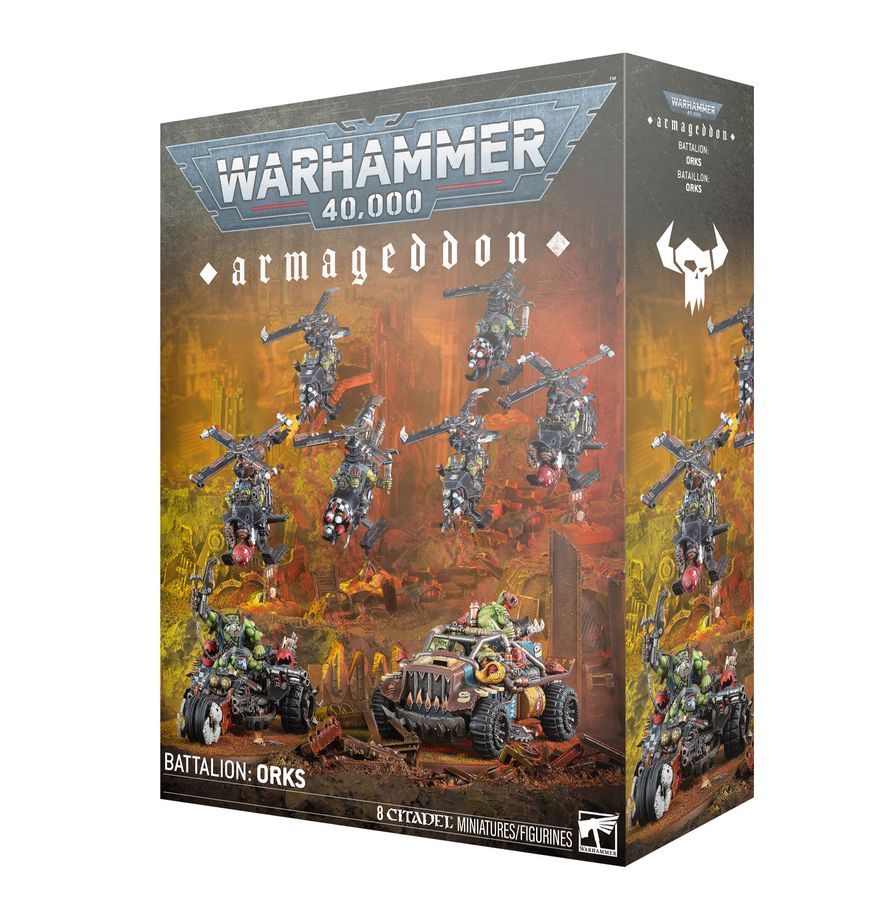 Warhammer 40k- Armageddon Battalion: Orks
