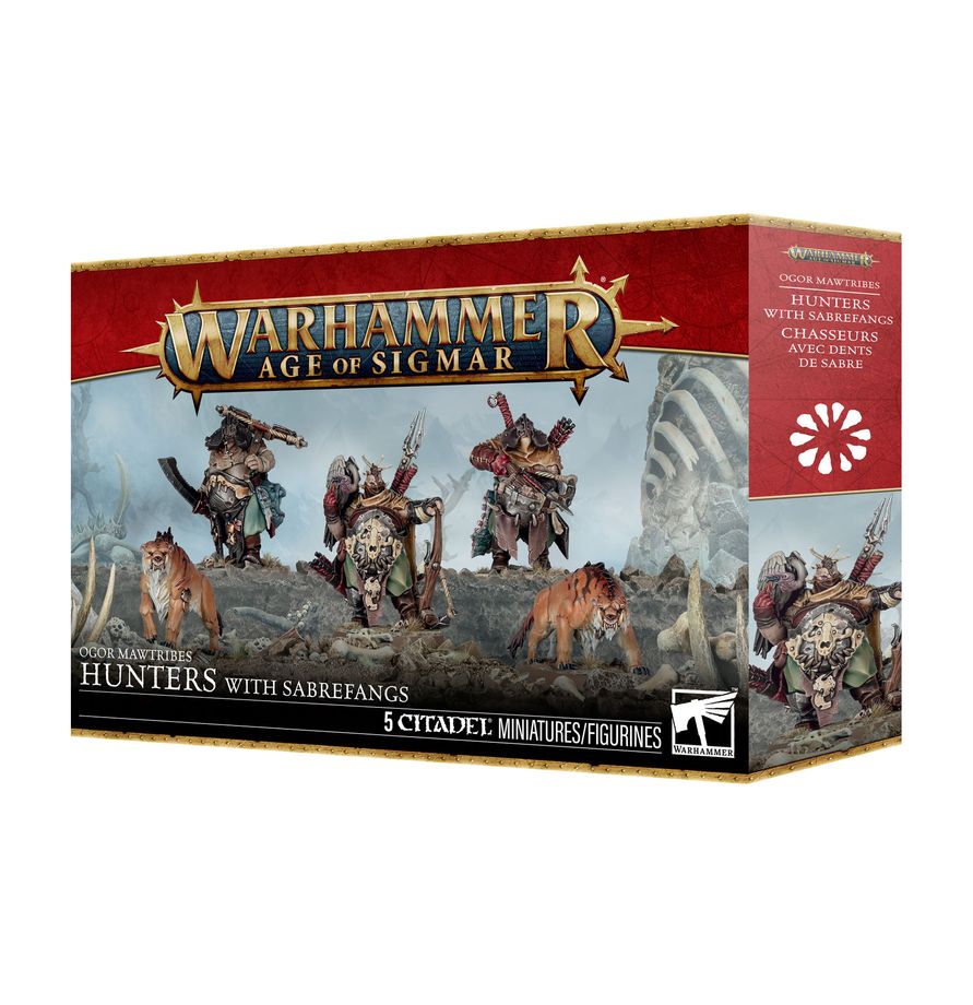 Warhammer: Age of Sigmar Ogor Mawtribes- Hunters with Sabrefangs