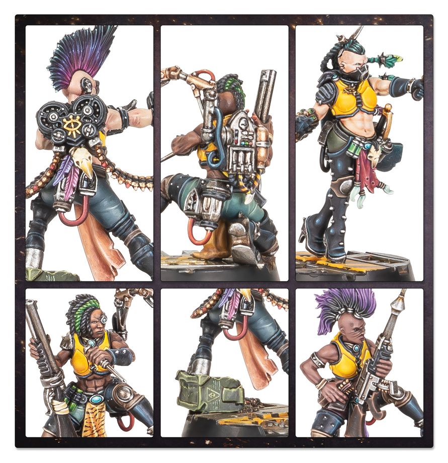 Warhammer Necromunda: Escher Blades of the Matriarch