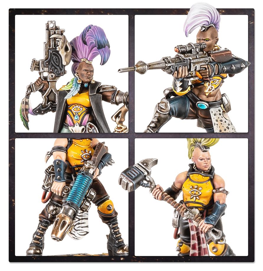Warhammer Necromunda: Escher Matriarchs & Phyrr Cats
