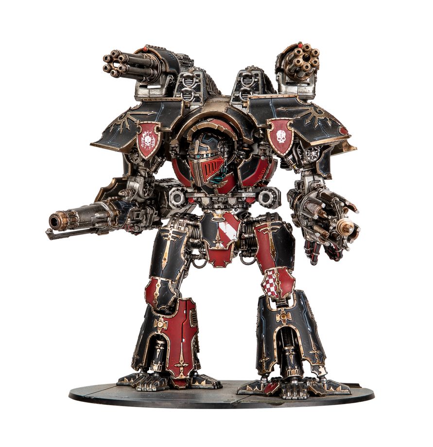 Warhammer The Horus Hersey Legions Imperialis: Warlord Titan with Quake Cannon and Conversion Beam Extirpator