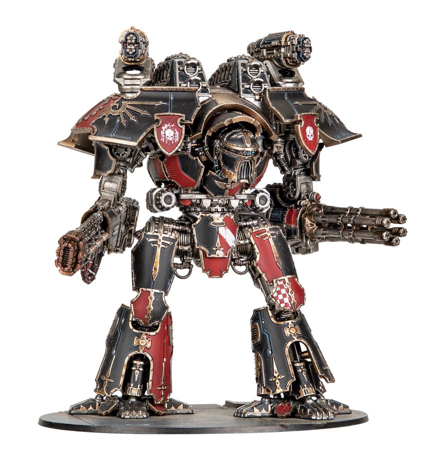Warhammer The Horus Hersey Legions Imperialis: Warlord Titan with Volkite Destructor and Macro-Gatling Blaster