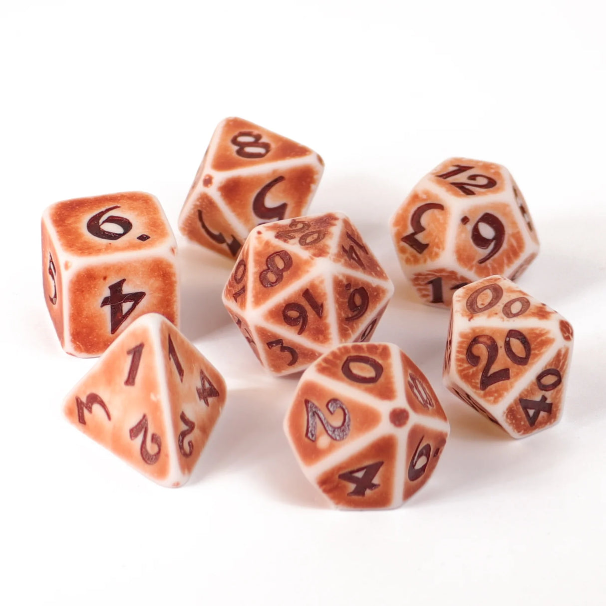 Die Hard Dice: 7pc RPG Set - Bone Ruin