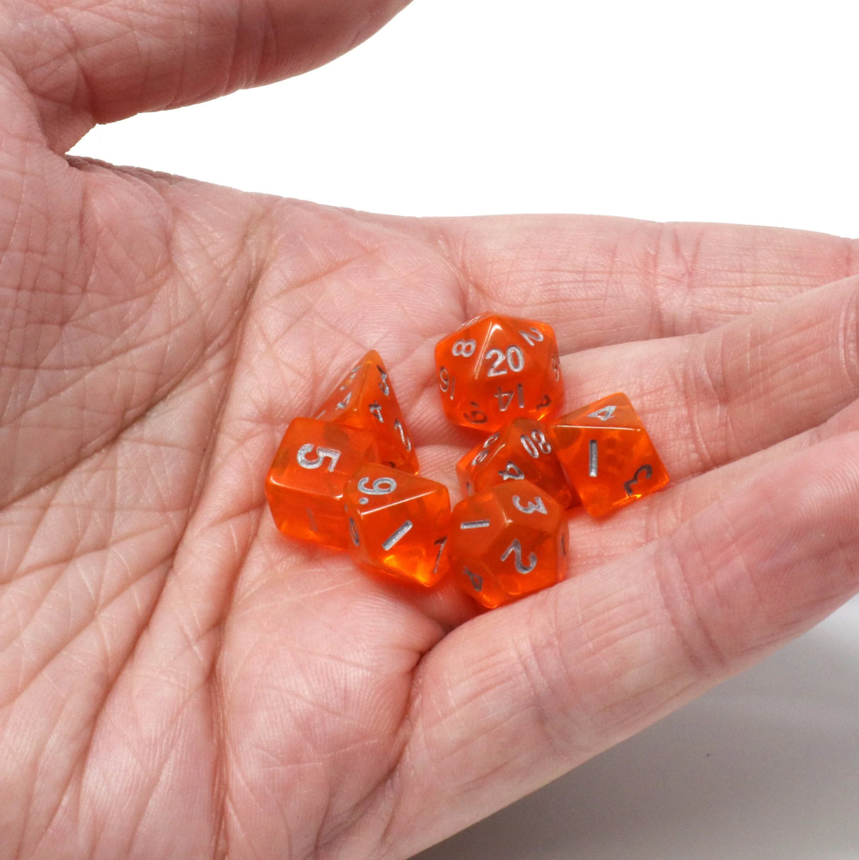 Die Hard Dice: Critlings 7pc Mini RPG Set - Fireburst