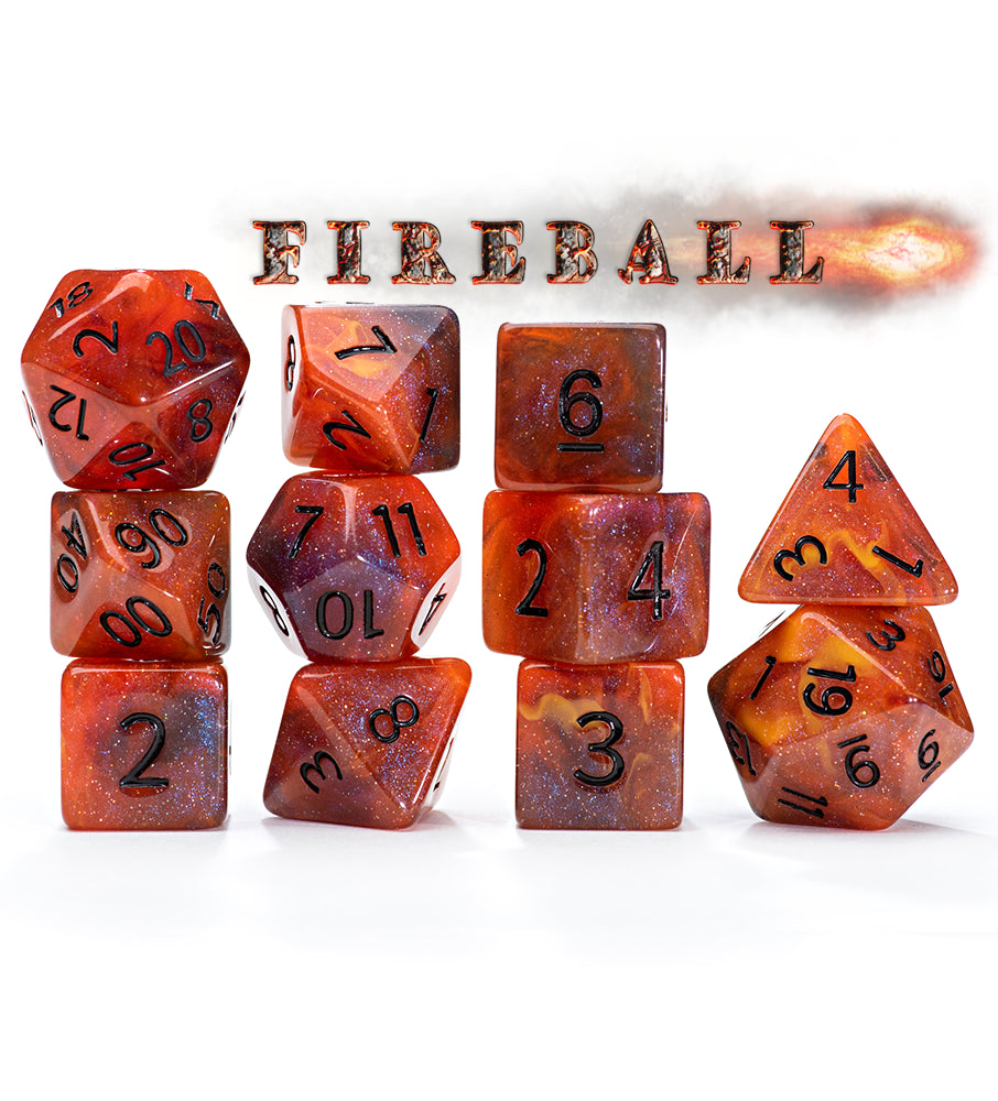 Gate Keeper Dice: Fireball Aether Dice
