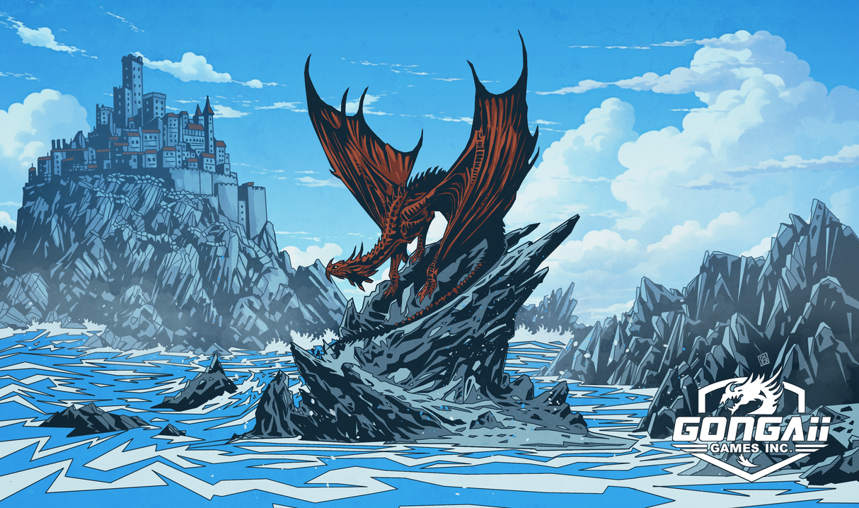 Gongaii Games George on an Island Playmat Stitched