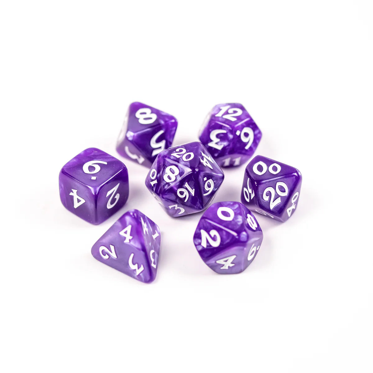 Die Hard Dice: Elessia Essentials - Purple with White