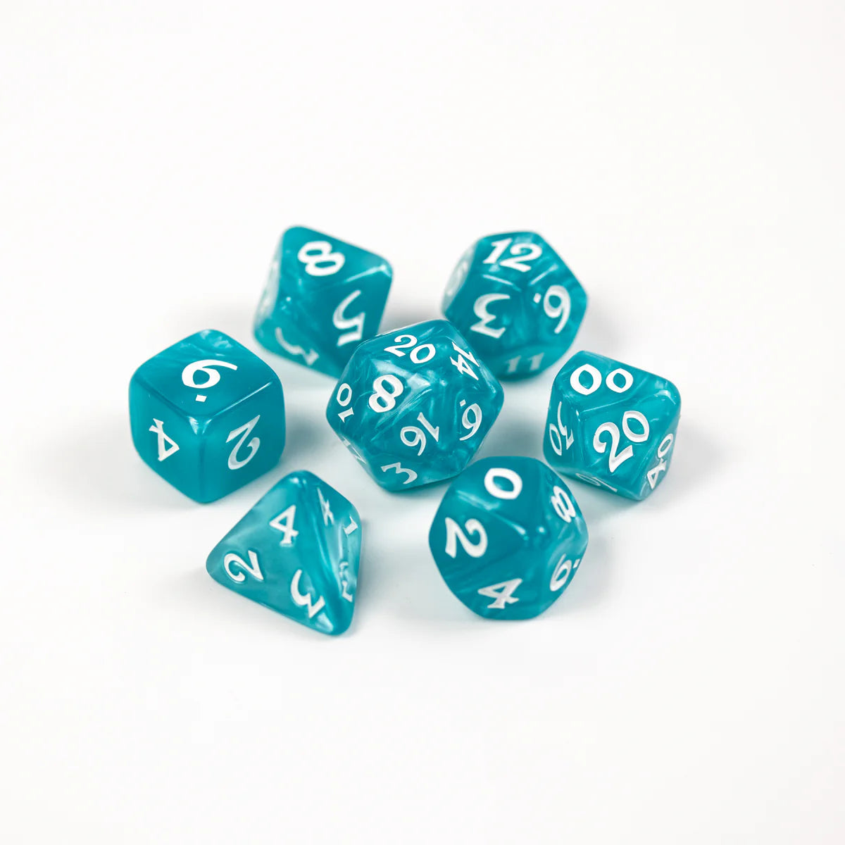Die Hard Dice: Elessia Essentials - Teal with White