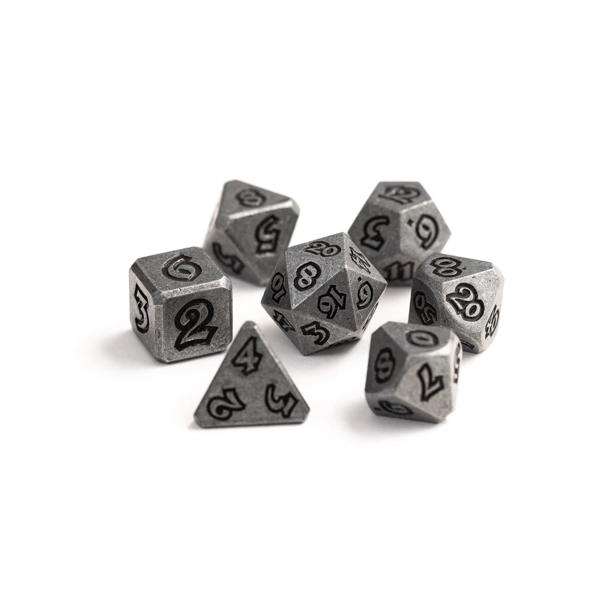 Die Hard Dice 7pc RPG Set - Lumina Carbon Knight