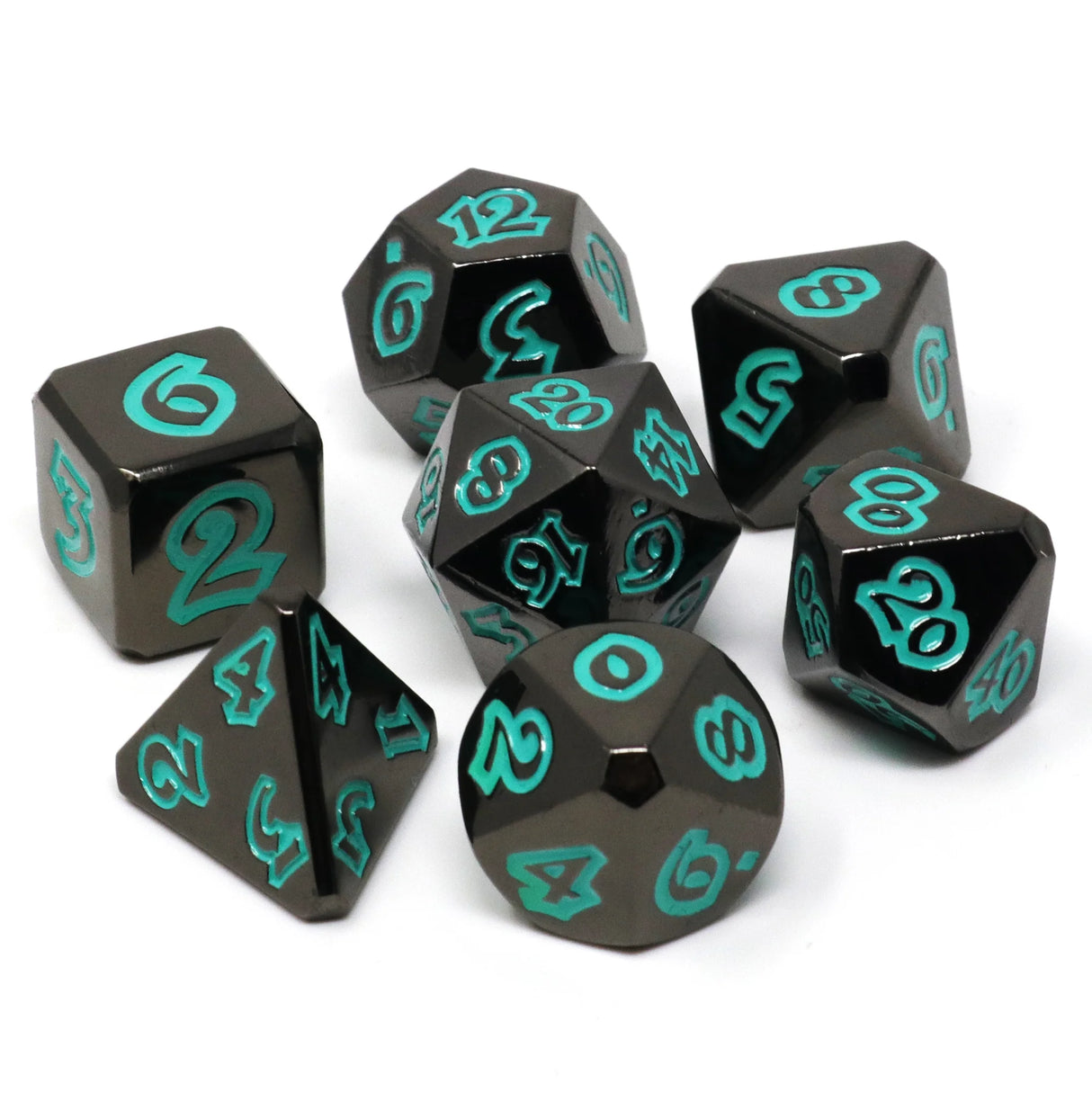 Die Hard Dice: 7pc RPG Set - Lumina Forbidden Lagoon