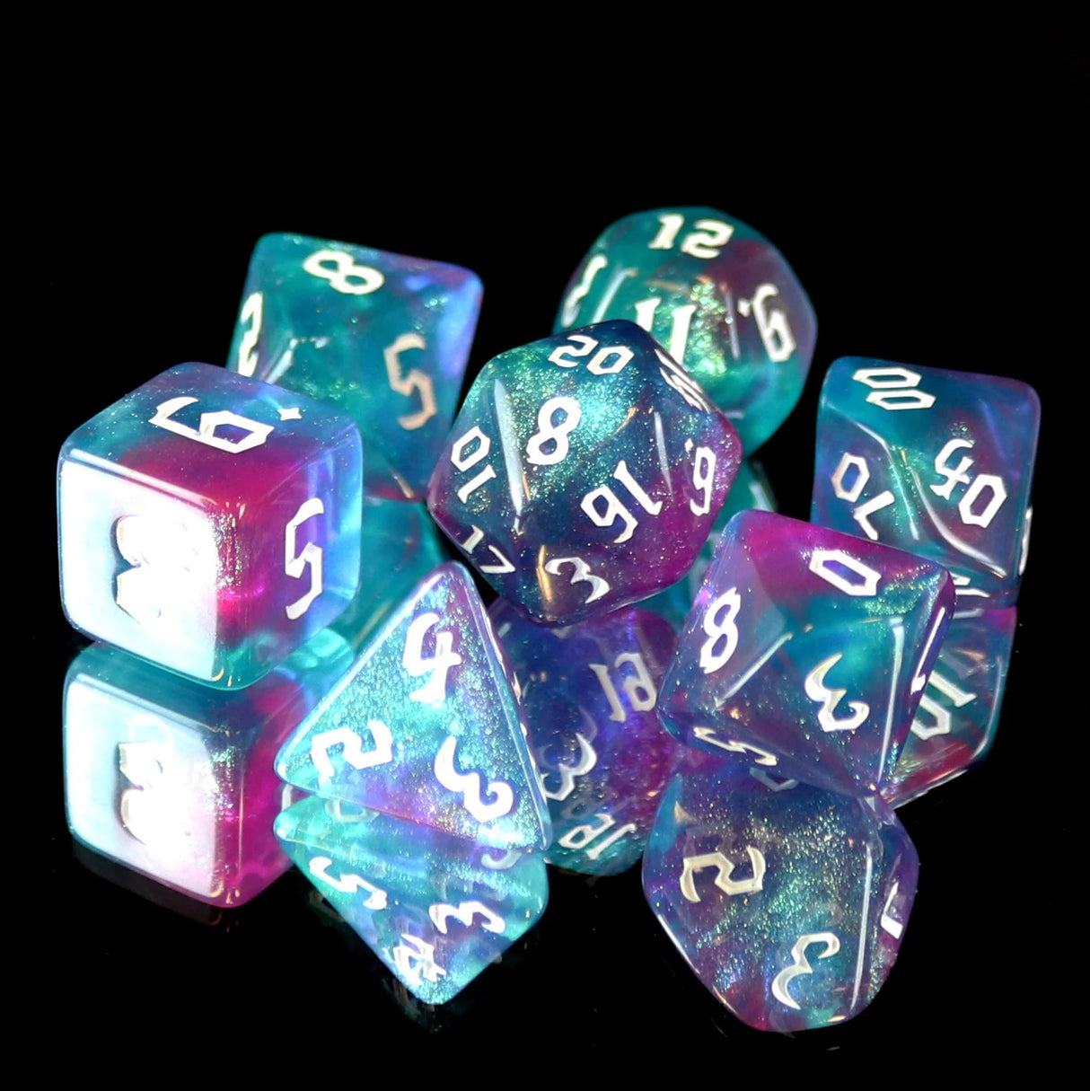 Die Hard Dice 7pc RPG Set - Magic Wand