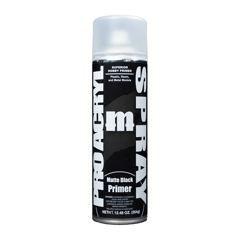 Monument Hobbies- Pro Acryl Spray Matte Black Primer