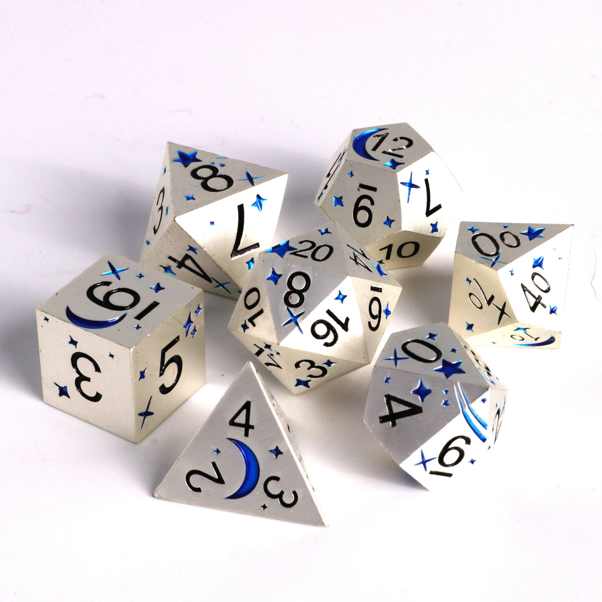 Die Hard Dice: 7pc RPG Set - Nightsky Blue